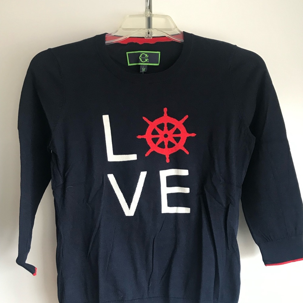 C Wonder navy sweater